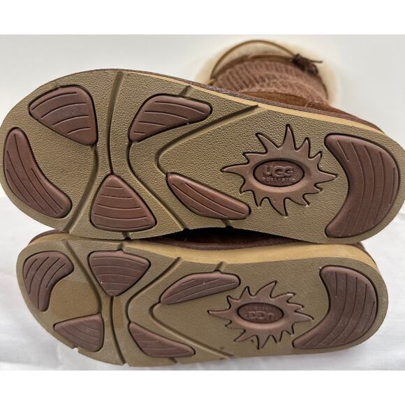 UGG Suburb Crochet Tall Boots, Women's Size 7 - Picture 4 of 8